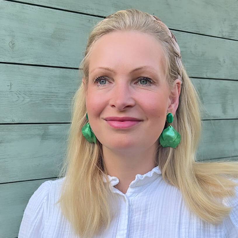 SchwesterSchwester Grüne Ohrringe mit Blütenblättern Bis zu 50% Rabatt