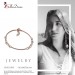 Silberdream SilberDream Armband Ringe 925 Silber rosévergoldet Damen 18cm - 21cm SDA1188E Exklusive Angebote