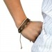Silberdream SilberDream Lederarmband metallic braun Surferarmband Armband LA1237F VIP-Rabatte
