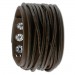 Silberdream SilberDream Lederarmband dunkelbraun Herren Leder Armband LAP010B Tiefpreis