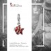 Silberdream SilberDream Glitzer Charm Fisch rot Zirkonia Kristalle Anhänger GSC564R Outlet
