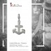 Silberdream SilberDream Charm Anker 925 Sterling Silber Armband Anhänger FC3146 Versandkostenfrei