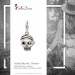 Silberdream SilberDream Charm Totenkopf Pirat 925 Silber Armband Anhänger FC695 Flash Sale