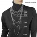 Silberdream SilberDream Collier Kette oval offen 925 Silber 45cm Halskette SDK401 Preisnachlass