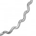 Silberdream SilberDream Collier Kette Welle 925 Sterling Silber 44,5cm Halskette SDK448J Black Friday