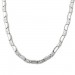 Silberdream SilberDream Collier Kette Wave 925er Silber 45,5cm Damen Halskette SDK477J Lagerräumung