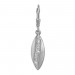 Silberdream SilberDream Ohrhänger Oval Zirkonia weiß 925 Silber Ohrring SDO369M Neueste Stile