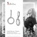 Silberdream SilberDream Ohrhänger Round Zirkonia weiß 925 Silber Ohrring SDO4428W Sonderangebot der Fabrik