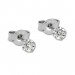 Silberdream SilberDream Ohrstecker 3er Zirkonia weiß, lila, rosa 925 Silber Ohrring SDS808 Vierteljährliche Förderung