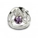 Silberdream SilberDream Ohrringe Design Zirkonia lila 925 Silber SDO528V Super Rabatt