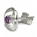 Silberdream SilberDream Ohrringe Design Zirkonia lila 925 Silber SDO528V Super Rabatt