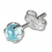 Silberdream SilberDream Ohrringe Kugel hellblau 925 Silber Ohrstecker SDO533H Riesige Rabatte