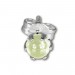Silberdream SilberDream Ohrringe Kugel hellgrün 925 Silber Ohrstecker SDO533L 50% Rabatt mit kostenlosem Versand