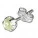 Silberdream SilberDream Ohrringe Kugel hellgrün 925 Silber Ohrstecker SDO533L 50% Rabatt mit kostenlosem Versand
