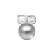 Silberdream SilberDream Ohrringe Kugel 5mm matt 925er Silber Ohrstecker SDO5545 Kostenloser Versand international