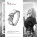 Silberdream SilberDream Ring Relief Zirkonia weiß Gr.58 aus 925er Silber Damen SDR412W58 Muttertagsangebot