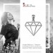 Silberdream SilberDream Kettenanhänger Diamant Form Anhänger für Damen 925er Silber SDH8200J Saisonale Angebote