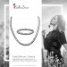 Silberdream SilberDream Schmuck Set Zopf Collier & Armband Damen 925 Silber SDS463J 2025