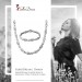 Silberdream SilberDream Schmuck Set Tropfen Zirkonia Collier & Armband Damen 925er SDS476W Auslauf