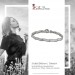 Silberdream SilberDream Armband Wave 925 Silber gehämmert matt 19cm SDA4792O Valentinstagsangebot