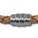 Silberdream SilberDream Leder Armband 5mm natur 22cm Edelstahl Verschluss LAB0722 VIP-Rabatte