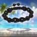Silberdream SilberDream Shamballa Armband Glas schwarz 14 geschliffene Kugeln SDA914 Bis zu 60% Rabatt