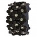 Silberdream SilberDream Lederarmband braun Glitzer Blumen Damen Armband LA5668B Clearance-Verkauf
