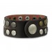 Silberdream SilberDream Nieten-Lederarmband Wickeloptik dunkelbraun Damen Leder Band LAP088N Online