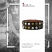Silberdream SilberDream Nieten-Lederarmband Wickeloptik dunkelbraun Damen Leder Band LAP088N Online