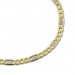 Silberdream GoldDream Armband Panzer Plättchen bicolor 333 Gold Damen 19cm GDA0129T Limitierter Zeitrabatt