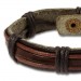 Silberdream SilberDream Lederarmband schwarz Herren Leder Armband LA0014 Fabrikpreis
