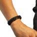 Silberdream SilberDream Lederarmband schwarz Herren Leder Armband LA0014 Fabrikpreis