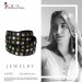 Silberdream SilberDream Nieten-Lederarmband Wickeloptik schwarz Damen Leder Armband LAP087S Black Friday