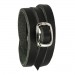 Silberdream SilberDream Lederarmband schwarz Herren Leder Armband LA2219 Osterangebot
