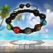 Silberdream SilberDream Shamballa Armband Zirkonia bunt 5 Glitzer Kugeln SDA925 Blitzangebot
