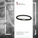 Silberdream SilberDream Leder Armband schwarz mit Edelstahl Verschluss LS1502 Kauf eins, bekomm eins gratis