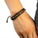 Silberdream SilberDream Lederarmband schwarz Surfarmband Leder Armband LA1237S VIP-Rabatte