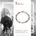 Silberdream SilberDream Bicolor Armband Rose und Schwarz 19-21cm 925 Silber Damen SDA2459F Nur für heute