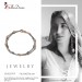 Silberdream SilberDream Bicolor Armband Rose und Schwarz 19-21cm 925 Silber Damen SDA2459F Nur für heute