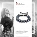 Silberdream SilberDream Shamballa Armband Glas schwarz 18 geschliffene Kugeln SDA912 50% Rabatt mit kostenlosem Versand