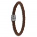 Silberdream SilberDream Leder Armband 5mm braun 20cm Edelstahl Verschluss LAB0220 Clearance-Verkauf