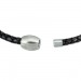 Silberdream SilberDream Leder Armband 19cm grau mit Edelstahl Verschluss LS1471 Kostenloser Versand international