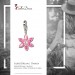 Silberdream SilberDream 925 Charm Blume rosa Armband Ketten Anhänger FC4114 Kostenloser Versand