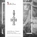 Silberdream SilberDream 925 Charm Kreuz weiß Armband Anhänger FC205W Günstig kaufen