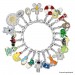 Silberdream SilberDream 925 Charm Blume weiß Armband Ketten Anhänger FC4119 Neuheiten
