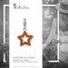 Silberdream SilberDream Glitzer Charm Stern offen orange Zirkonia Kristalle GSC556O Riesige Ersparnisse