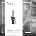 Silberdream SilberDream Glitzer Charm Katze schwarz Zirkonia Kristalle GSC506S Tiefpreis
