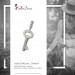Silberdream SilberDream 925 Charm Schlüssel weiß Armband Anhänger FC241W Letzte 3 Tage