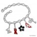 Silberdream SilberDream Charm Schmetterling lila 925er Armband Anhänger FC1045V Letzte 2 Tage