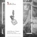Silberdream SilberDream Charm Parfüm-Flacon Zirkonia 925er Armband Anhänger FC686 Zeitbegrenzte Promotion